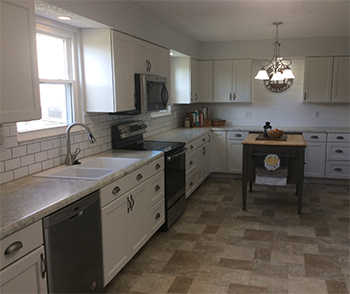 A kitchen remodeled by Allen & Sons