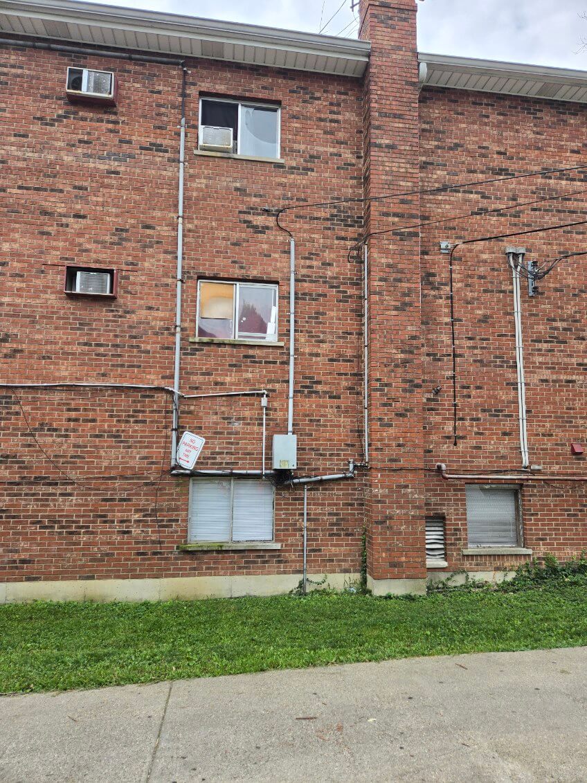 Before apartment window replacement project 2